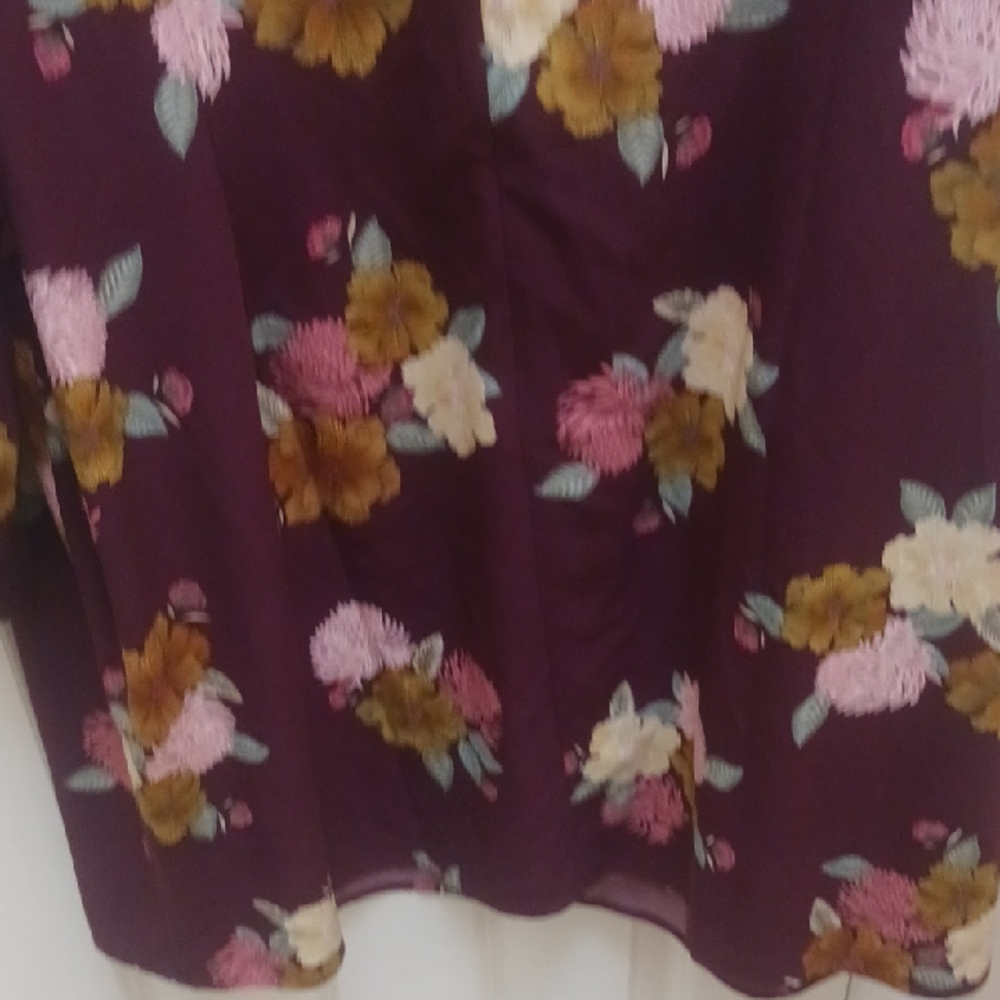 LOFT Pink and Brown Dress - Picture 9 of 10